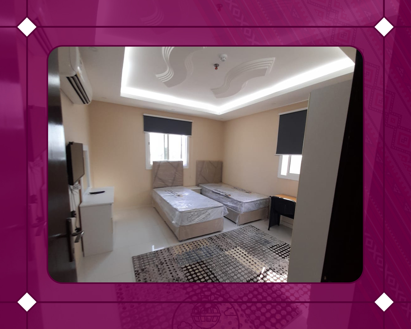 A private apartment with facilities